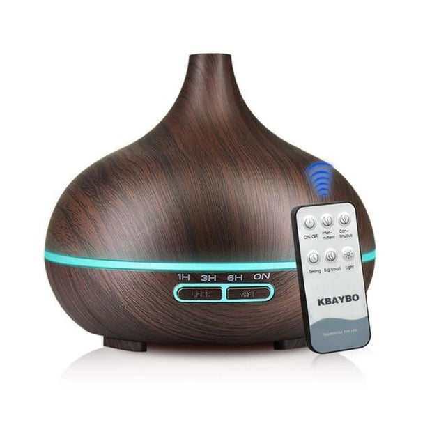 Aromatherapy Essential Oil Diffuser - Dark Wood / AU - Aromatherapy Diffuser